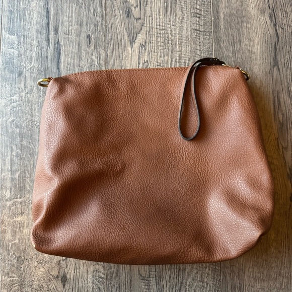 Steve Madden Camel Large Cosmetic Bag - Picture 3 of 3